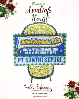 Papan Bunga Duka di Surakarta