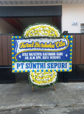 Papan Bunga Duka di Surakarta