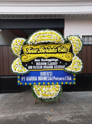 Papan Bunga Duka di Surakarta